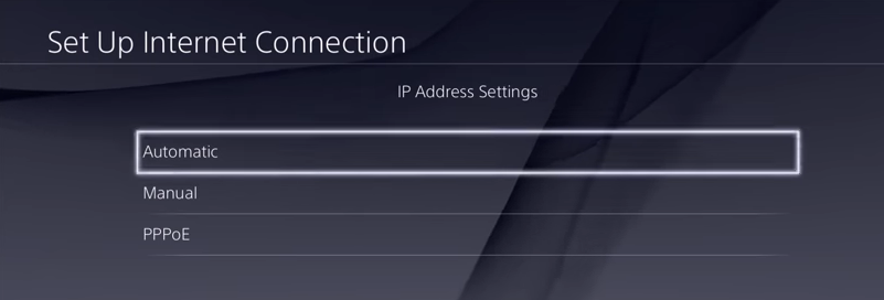 Ps4 ip address clearance automatic